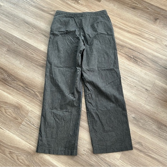 THE LIMITED Gray Pinstripe straight Leg Pant Women Size 8 - Picture 6 of 7